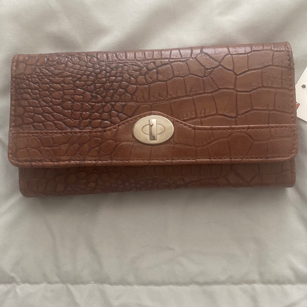 Snakeskin wallet with lots of storage
